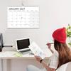 July.2026 - Dec. 2027 English Calendar Thick Paper Monthly Planner Calendar Wall Calendar  Home