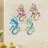 4x Gecko Wall Decor Metal Art Collectible Figurine Accent Hanging Sculptures Iron for
