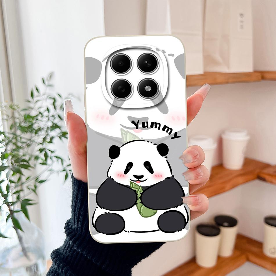 Чехол для Poco M8 Pro Милый дизайн Ударопрочный Защита для телефона Мягкий Жидкий Силикон Высокое качество Задняя крышка Для Poco M 8 M8Pro Capa