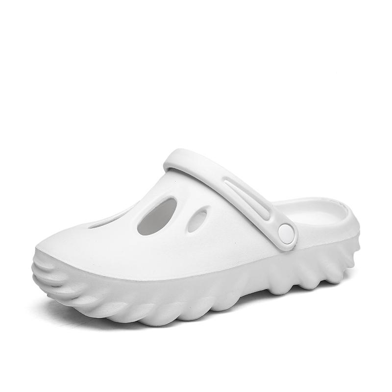 Модные летние новые нескользящие мужские повседневные тапочки Модные нескользящие пляжные удобные сандалии для дома и ванной комнаты