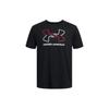 Foundation Letter Logo Print Crew Neck Short Sleeve T-Shirt Men T-Shirts Black 1382915-001