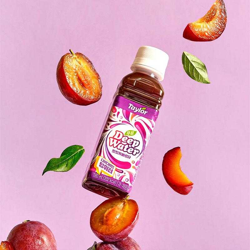 Taylor Prune Deep Water 180ml 12 Bottles Highly Concentrated Fruit Juice Plum Juice