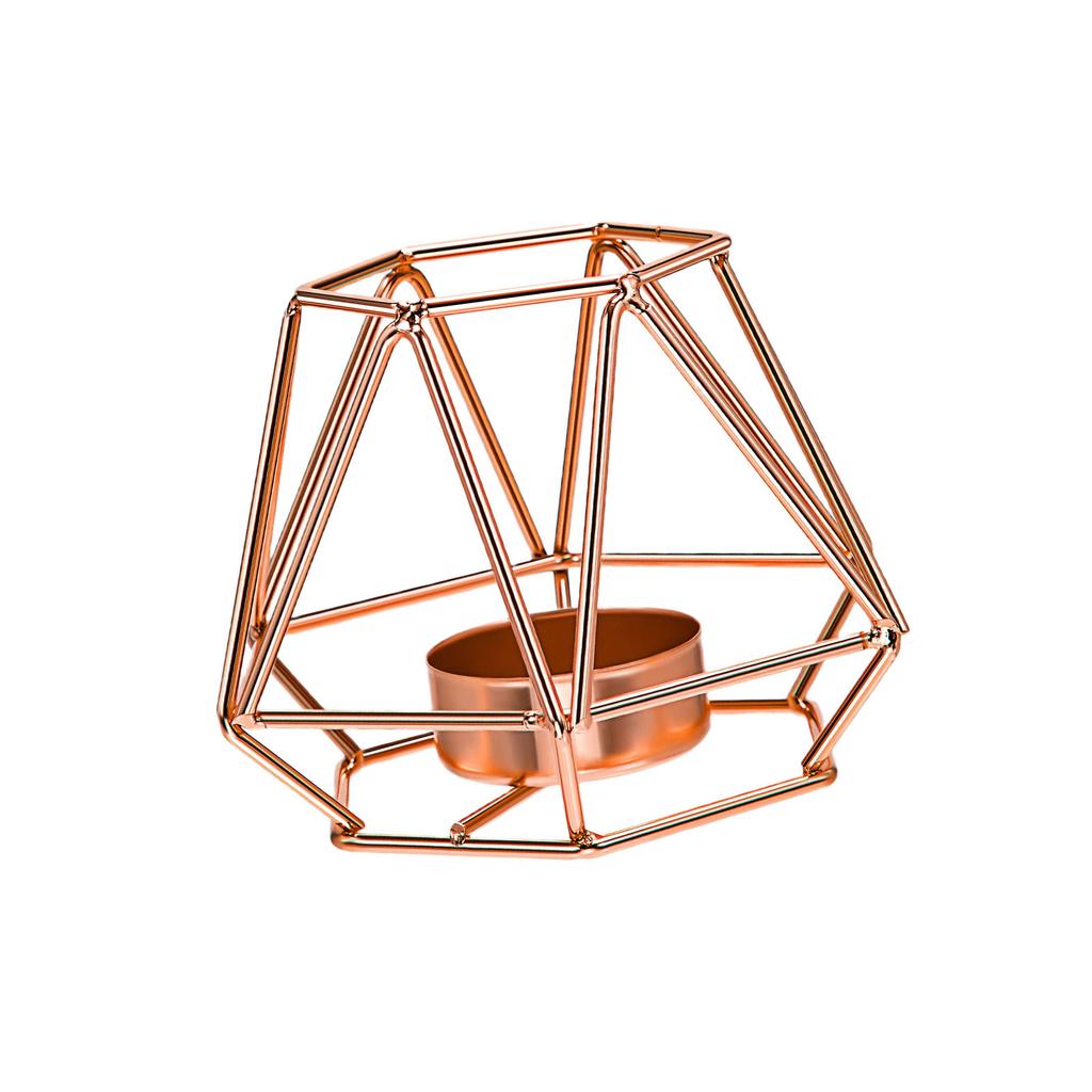 Элегантный геометрический подсвечник, подставка для чайных свечей, для современного украшения дома и подарков
