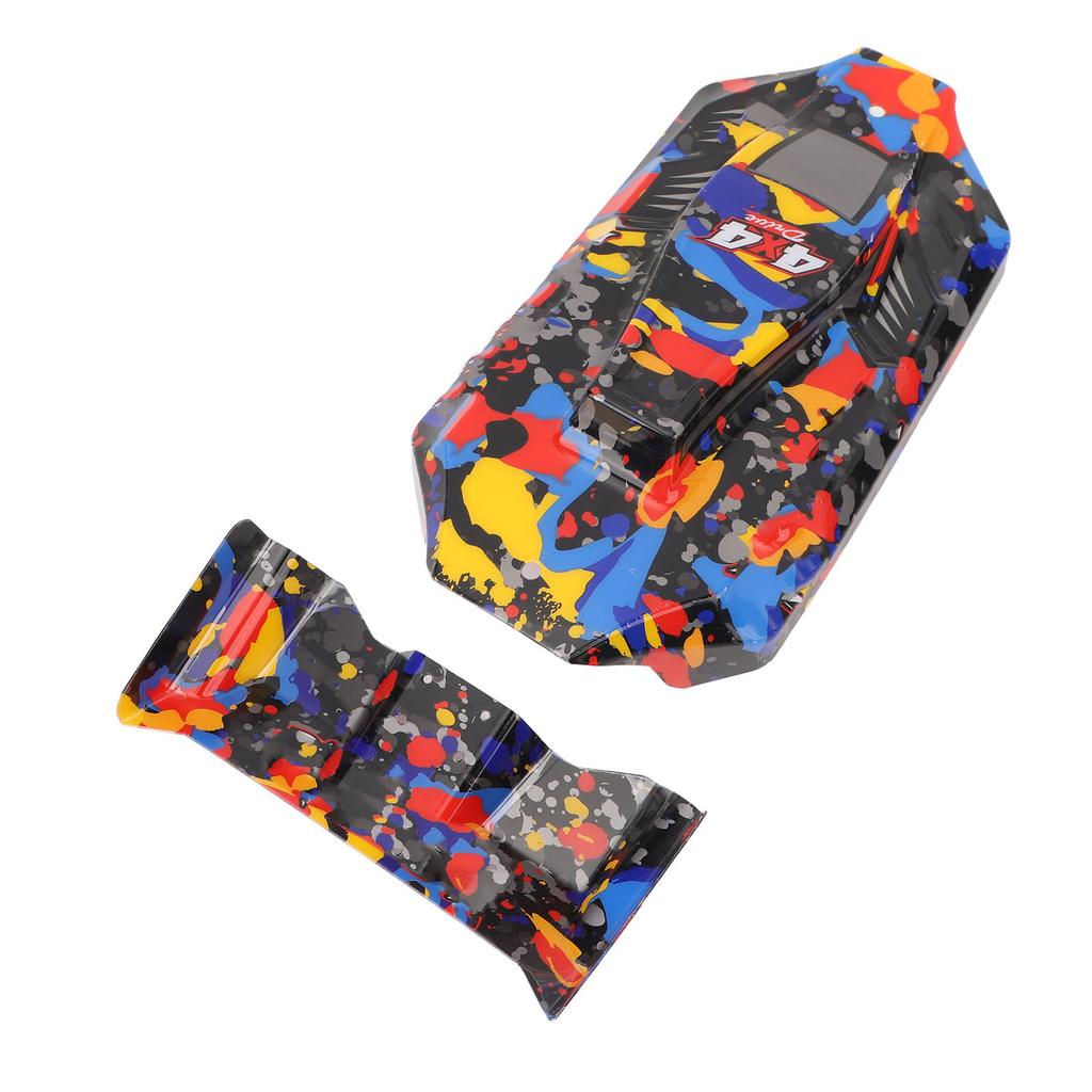 Replacement RC Car Shell Cover RC Spare Parts Body Shell Tail Wing Compatible for WLtoys 124007 RC C