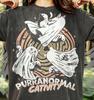 Purranormal Cativity Funny Ghost Cat Halloween Comfort Colors® Tshirt, Retro Spooky Feline Y2K Graphic Tee, Vintage Animal Lover Gift