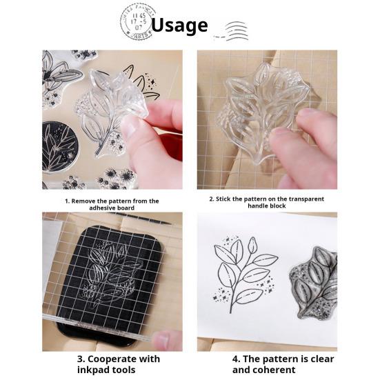 Рождественские штампы Набор штампов Изготовление открыток своими руками Фестивали Альбом Скрапбукинг Дни рождения Поздравительная открытка Простой в использовании трафарет