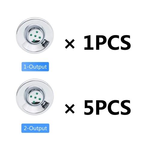 6 шт./лот Распылительная насадка Гидравлический Акупунктурный Массаж Водосберегающая душевая лейка Струи Душевая кабина Аксессуары для комнаты Ванная комната