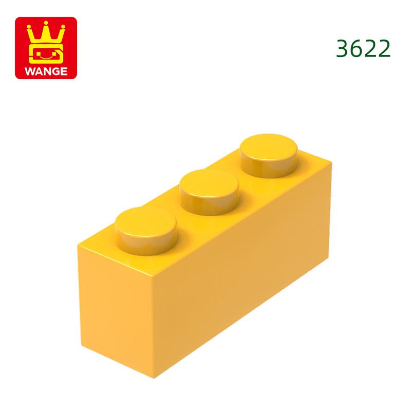 Нетоксичный 85 шт./лот 3622 1x3 точки Строительный блок Moc Классические аксессуары Совместим с Кирпич Детские игрушки Подарочная коробка