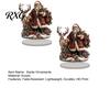 Holiday Room Decor for Entrance Christmas Reindeer Santa Tabletop Ornament, 2D Acrylic Indoor Winter Ornaments Fireplace Living Bedroom Home