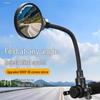Electric Vehicle/Bicycle Adjustable Folding Rearview Mirror with Free Installation