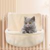 Удобная кошачья кровать складная кошачья кровать уютная кошачья кровать-радиатор с металлическим каркасом плюшевый гамак для обогревателей складной для тепла