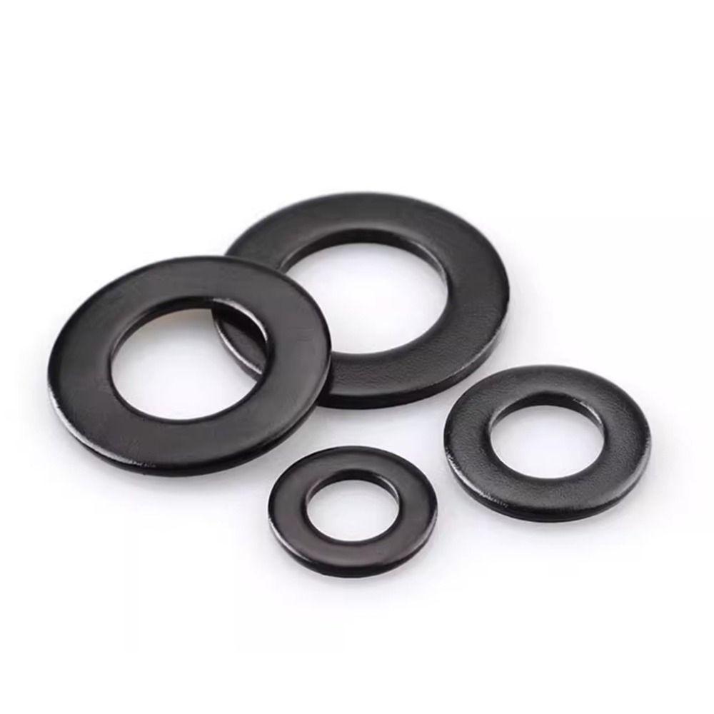 350PCS Waterproof Flat Washers Black Rubber Gaskets Plumbing Repair Washers Kit Furniture Repair