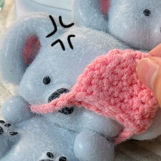 Мультяшная коала, сжимающая игрушку, ручная работа, антистрессовая игрушка для сидящей коалы, сенсорная игрушка для детей, подростков и взрослых, мягкий мяч для снятия стресса, игрушка-фиджет в виде животного