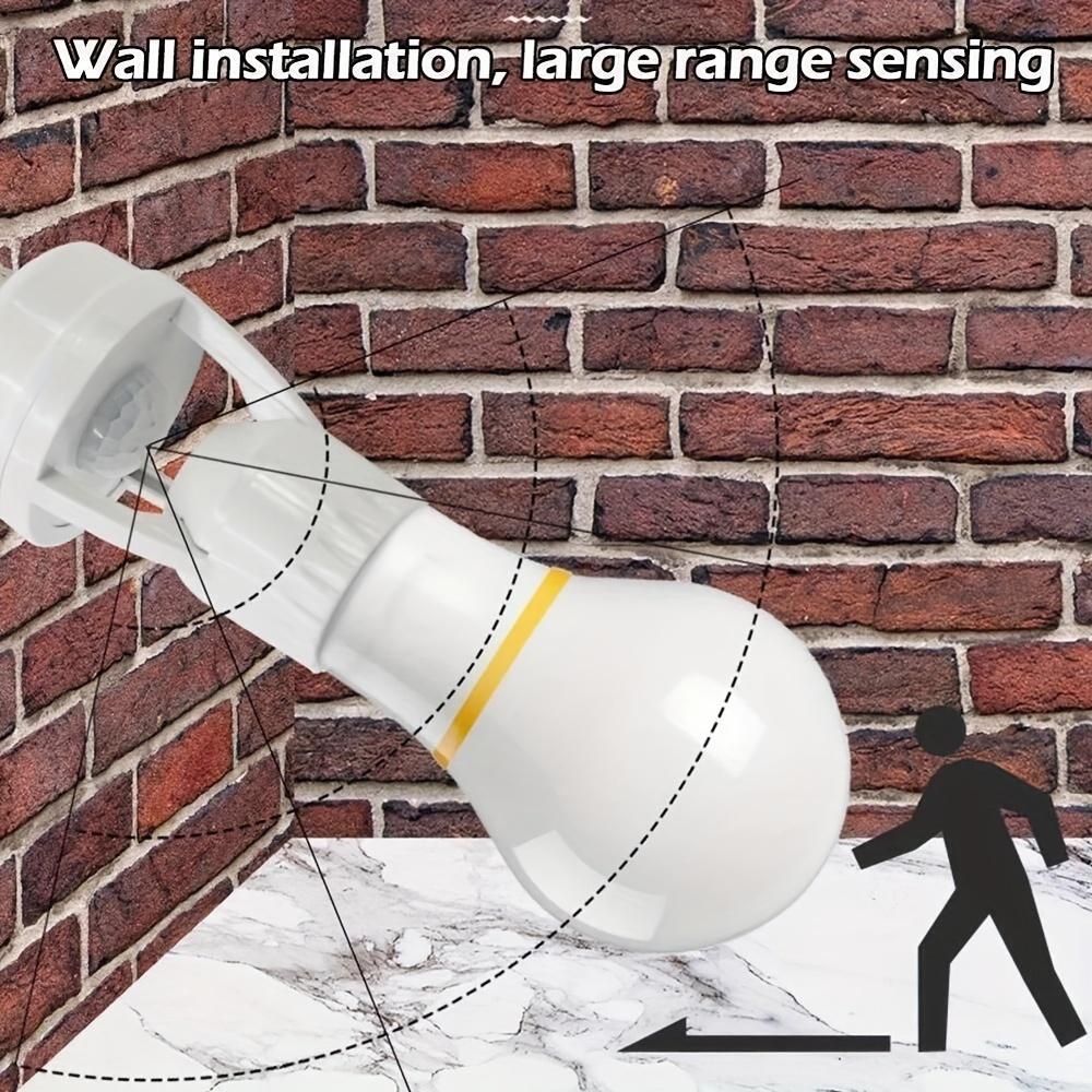Датчик движения, гнездо для лампы, умная светодиодная розетка E26/E27, активируемый датчиком движения, адаптер для патрона лампы, автоматическое управление освещением для гаража