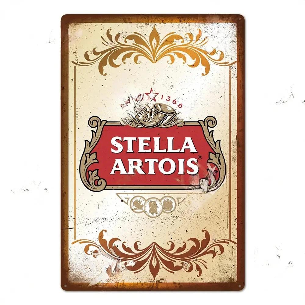 Ретро бельгийский пивной бренд постер винтажный знак металлический знак декоративная табличка для комнаты бар паб человек пещера клуб настенное украшение