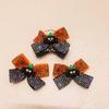 Halloween Spiderweb Ghost Hair Clip - Kids' Grosgrain Satin Ribbon Accessory