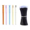 Erasable Gel Pen Thermal Easy-Rub Gel Pen Cute Cartoon Eraser Set With No-Waste Eraser 0.5mm Pen Tip 20ml