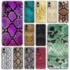 Sexy Python Snake Skin Phone Case For Huawei Honor 60 50 SE 30S Mate 30 20 10 Lite 40 Nova 9 8 Pro Y60 8i 7i 7SE 5T Premium