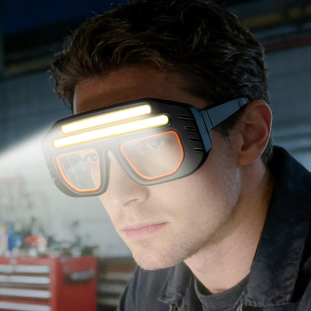 Multi-functional Headlamp Type-C Charging LED Flashlight Eyeglass Lamp for 800mah Fixing Thin