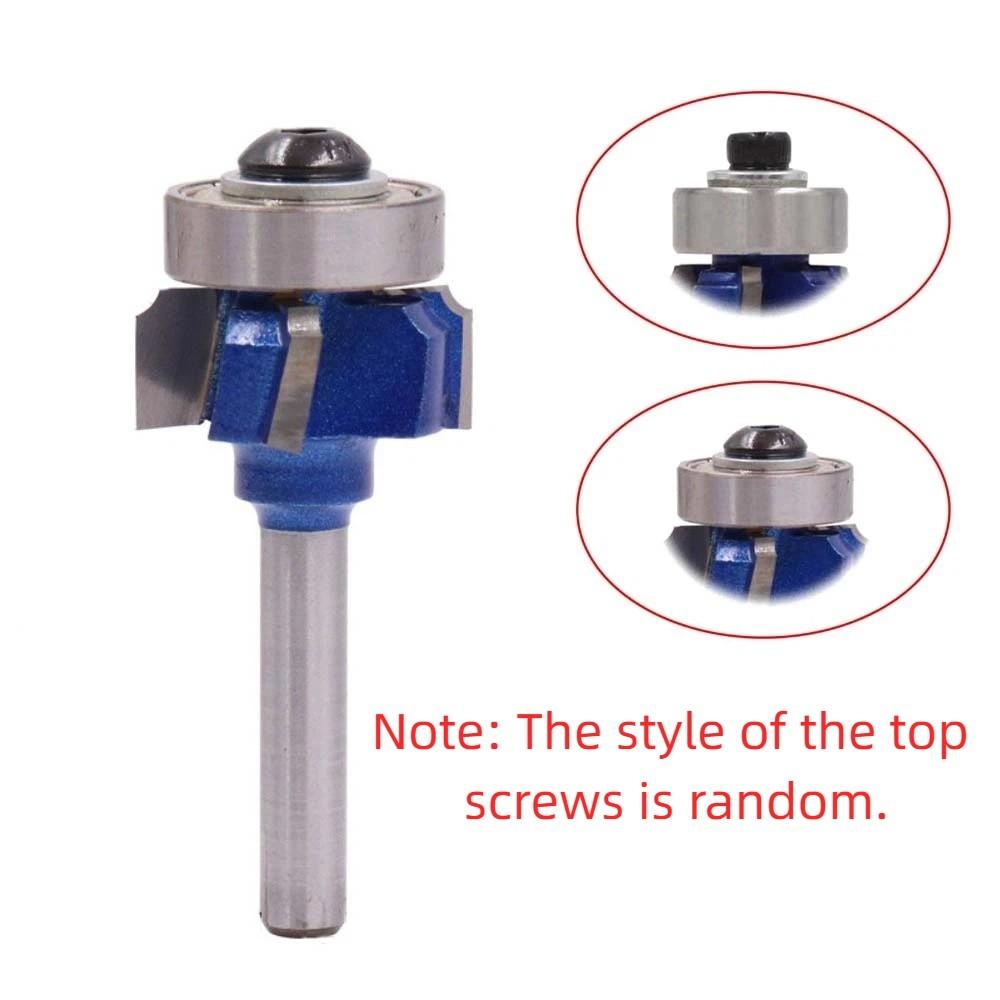 4 Corner Woodworking Milling Cutter 6.35mm Shank Classical Cutter Bit Round Router Bit  Furniture