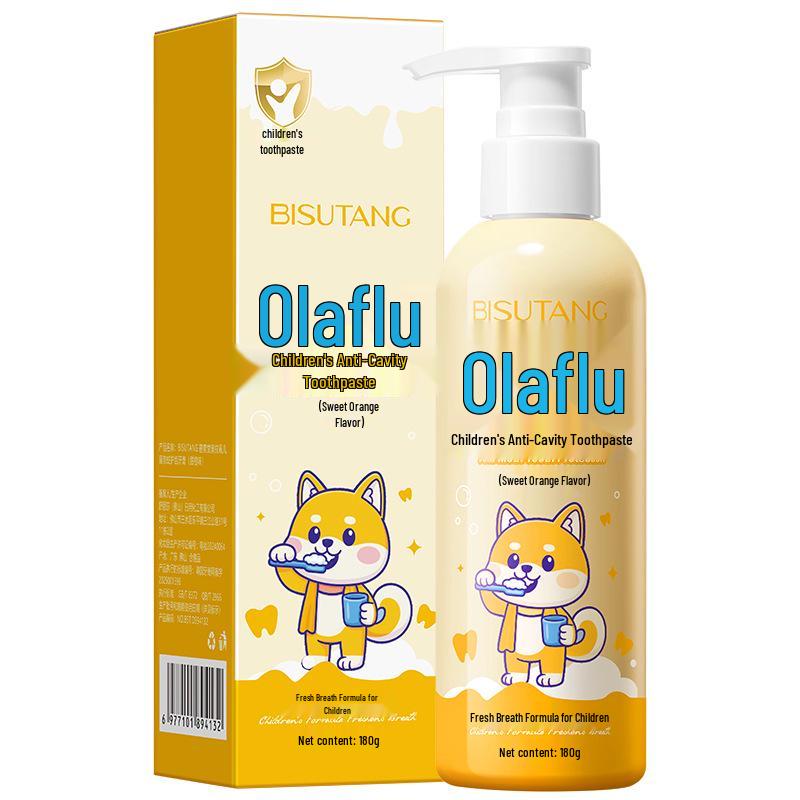 Детская зубная паста Bisu Tang Orafluor от кариеса и для прорезывания зубов с фтором