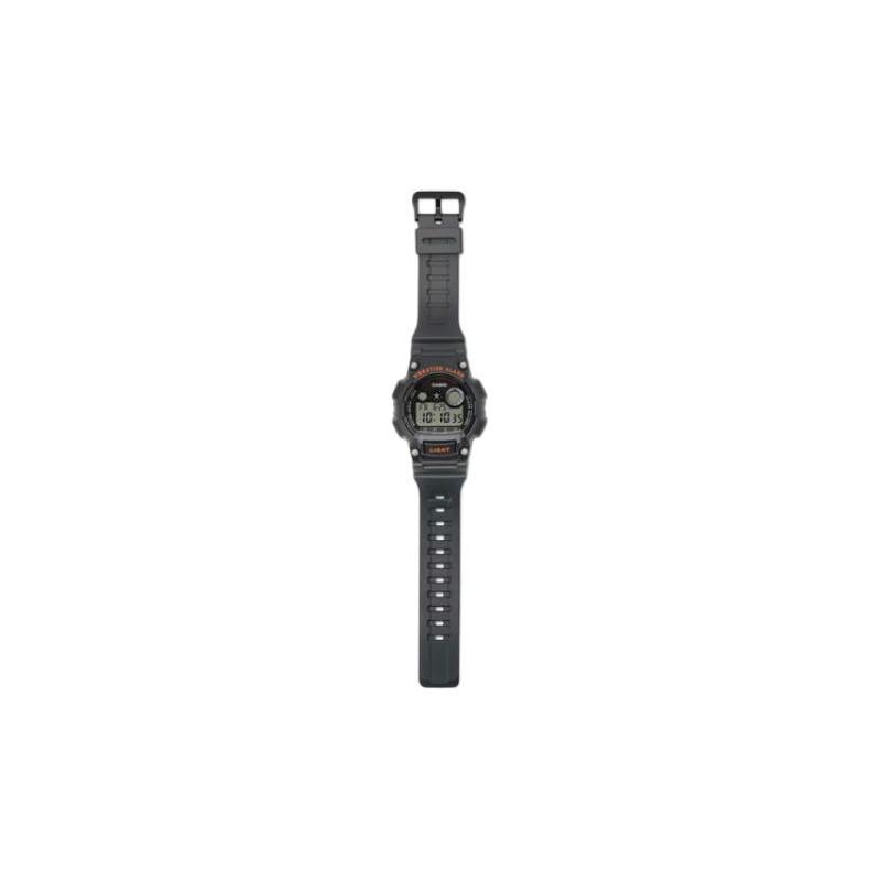 Casio Серия YOUTH - Трехглазый Ретро Модный Тренд LCD Дисплей Спортивный Водонепроницаемый и Ударопрочный Кварцевый Механизм Ремешок из Смолы Японский и W-735H-8A