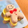Силиконовая форма для праздничного торта Рождественские формы для шоколада Формы в виде пряничного человечка Аксессуары для выпечки Идеально для домашней выпечки