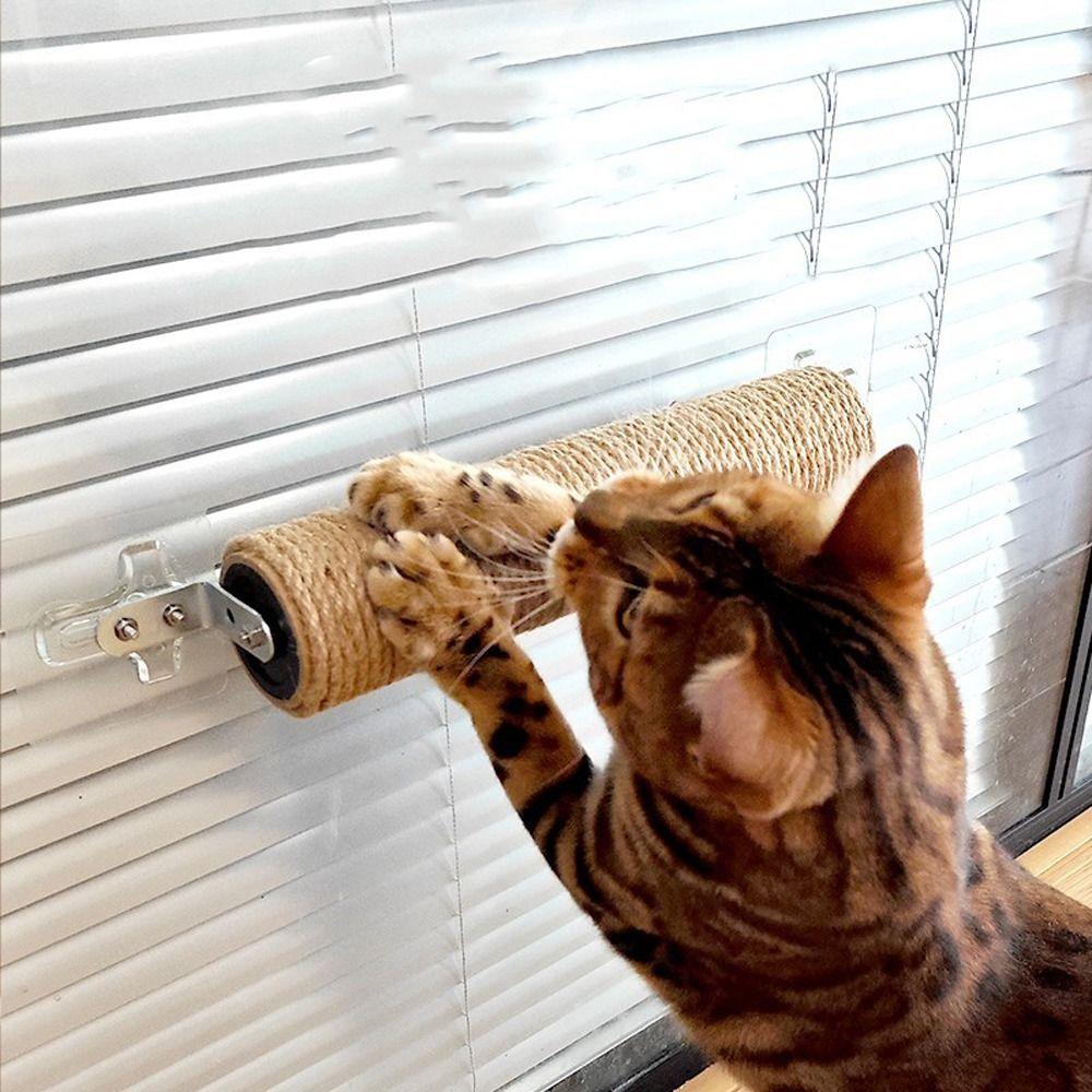 Настенный кошачий царапающий столб износостойкие шлифовальные когтеточки кошачьи лазалки игрушка для домашних животных