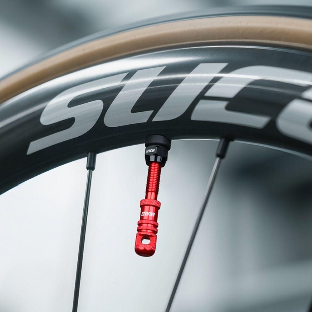 45mm Length Tubeless Presta Valve Stem Tubeless Design Bicycle Air Nozzle Bicycle Accessories