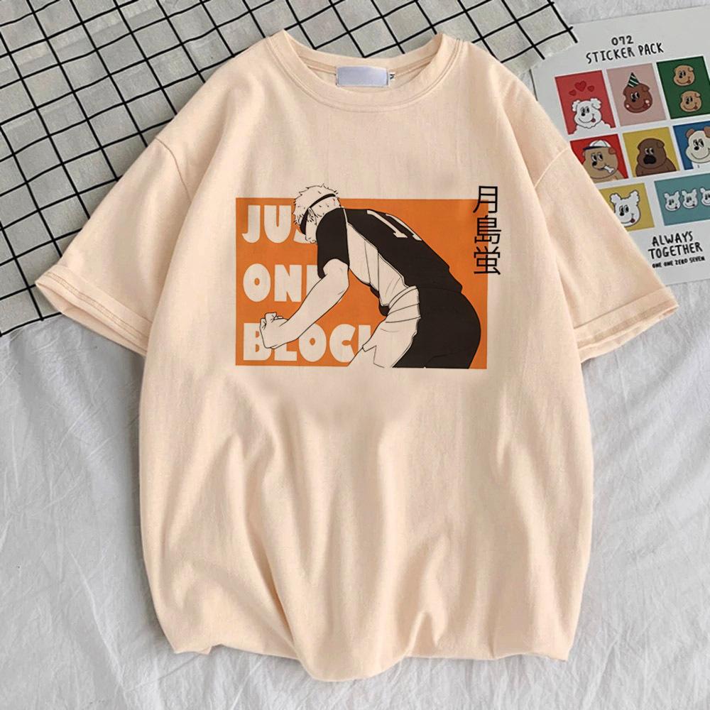 Haikyuu t-shirt women korean clothes kawaii streetwear hip hop 2000s t shirt Digital Pop Culture anime streetwear