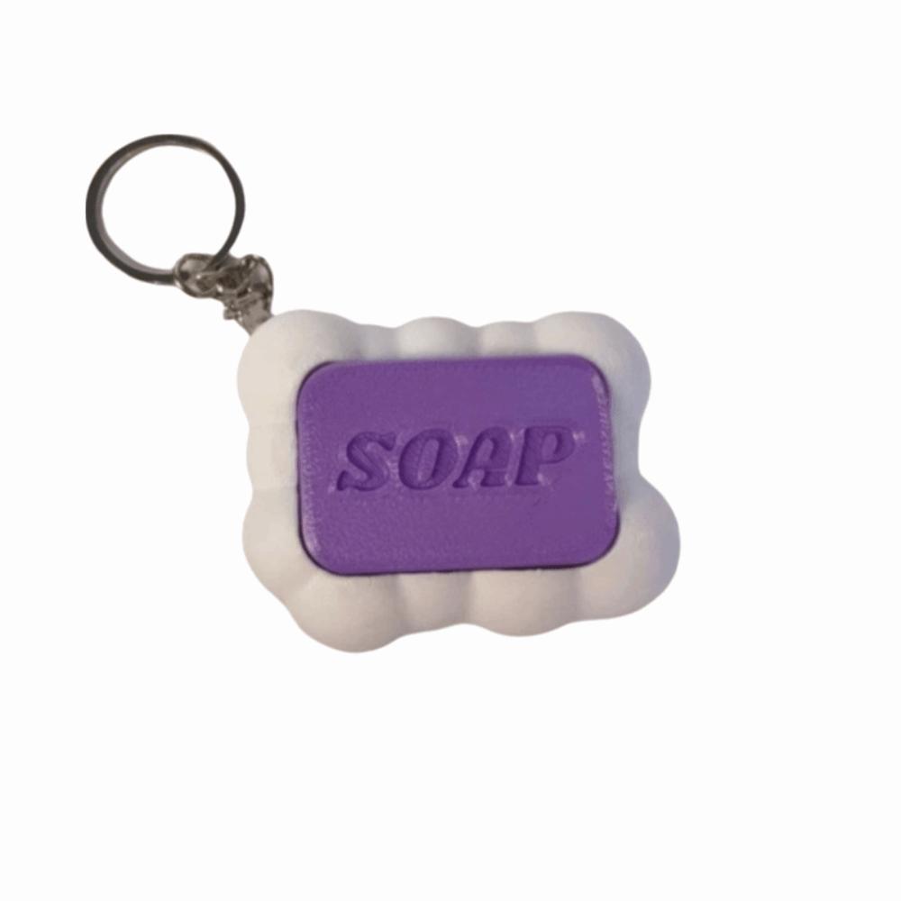 Press-Type Calming Keychain Keys Stress Relief Keyboard Clicker Key Chain Decompression Gift