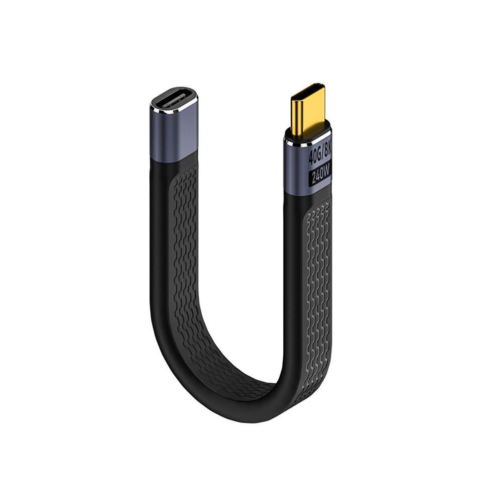 Flexible 40Gbps USB4.0 Cable 8K 60HZ PD 240W Data Cable Professional USB-C to Type-C Cord