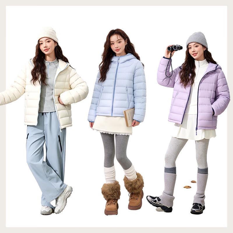 MJ STYLE Women's Hooded Winter Puffer Jacket