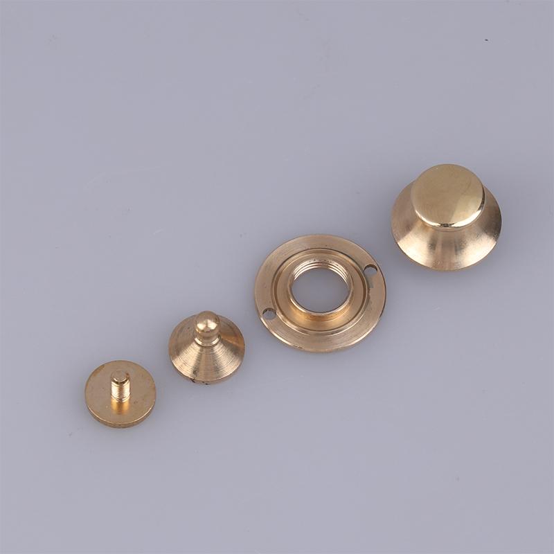 Латунный врезной зажим пряжки замок кошелек фурнитура прочная фурнитура для застежки сумки для рукоделия замок для кожаной сумки