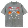 Женская футболка с принтом тыквы Happy Halloween, свободная, с коротким рукавом, Harajuku, унисекс, топ, высокое качество, футболки