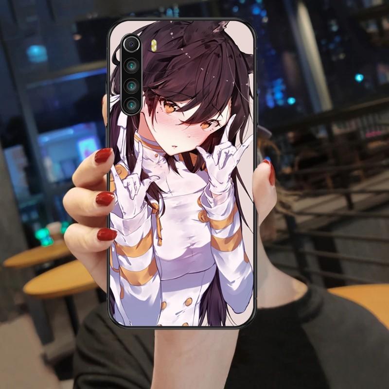 Милый чехол для телефона с девушкой из Azur Lane для Xiaomi Mi 12 11T 10T 9T Lite Pro Ultra Note 10 Poco F3 F4 X4 GT, мягкий черный чехол для телефона
