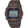 Женские радиоуправляемые часы Casio Baby-G BGD-5650-5JF, коричневые, на солнечной батарее