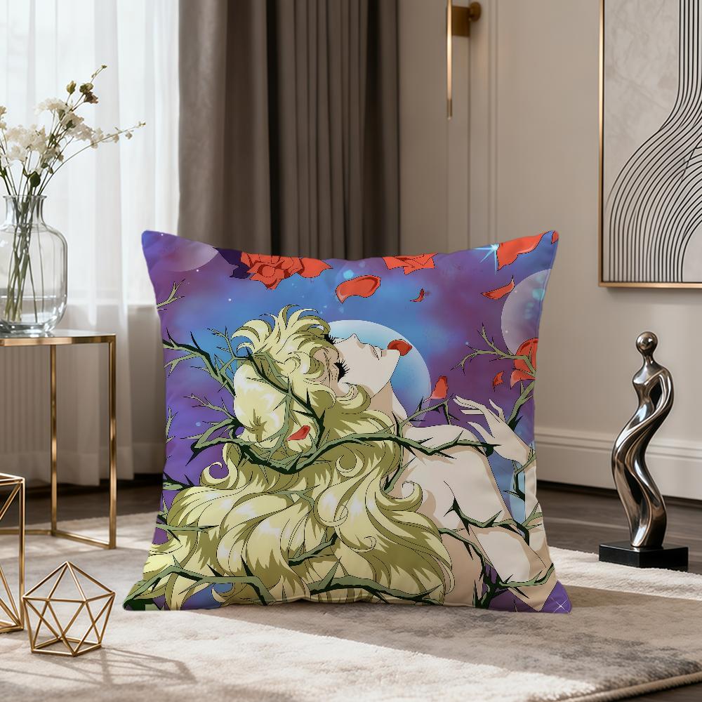 manga anime The Rose of Versailles Lady Oscar soft pillowcase Sofa Living Room Home Decor Protective Covers hogar cushion cover