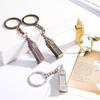 Fashion Small London Women Unisex Big Ben Clock Key Ring Keychain Metal Key Holder