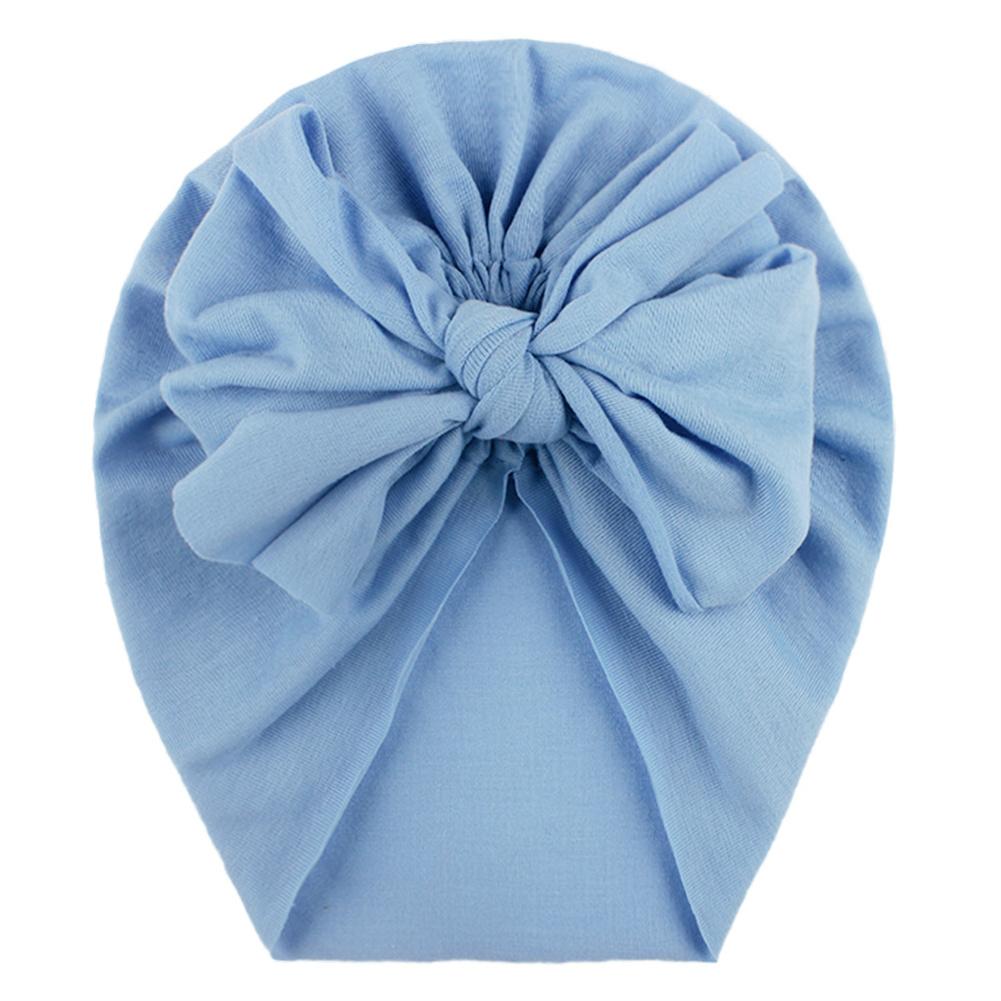 Cotton Baby Hat Solid Color Big Bow Baby Girls Beanie Cap Toddler Kids Baby Boy Headwrap Caps Accessories