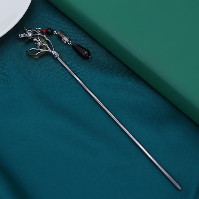 Hanfu Crescent Step Shake Hairpin Hair Accessories Hair Sticks For Buns Chinese Headwear Headdress Gift Alloy