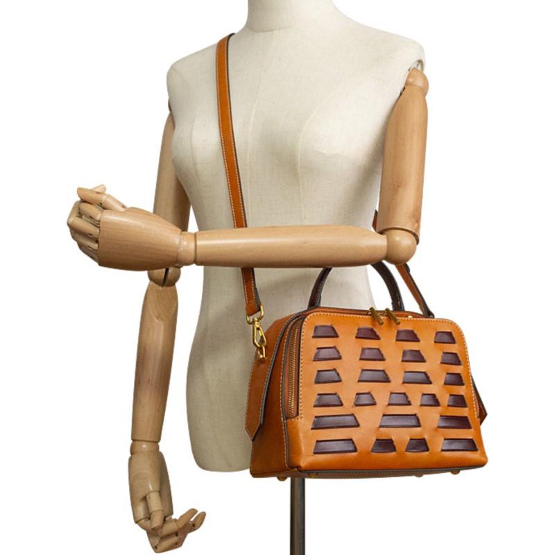 Johnature Retro Woven Large Capacity Handbag Genuine Leather Versatile Soft Cowhide Women's Shoulder Bag