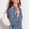 COACH Luna Cow Leather Handbag, Shoulder Bag Women's Chalk White CC439-B4HA