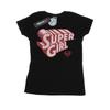 DC Comics Womens/Ladies Supergirl Retro Logo Cotton T-Shirt