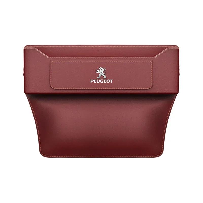 Car Seat Crevice Gaps Storage Box Seat Organizer Gap Slit Filler Holder For Peugeot 206 208 306 307 308 508 106 107 108 2008 207