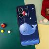 Мультяшный чехол 'Кит Мечты' для Xiaomi Redmi Note 13 Pro 14 12 11 10 15 Pro Plus Redmi 15 14C 13C 10C 12C 15C Funda