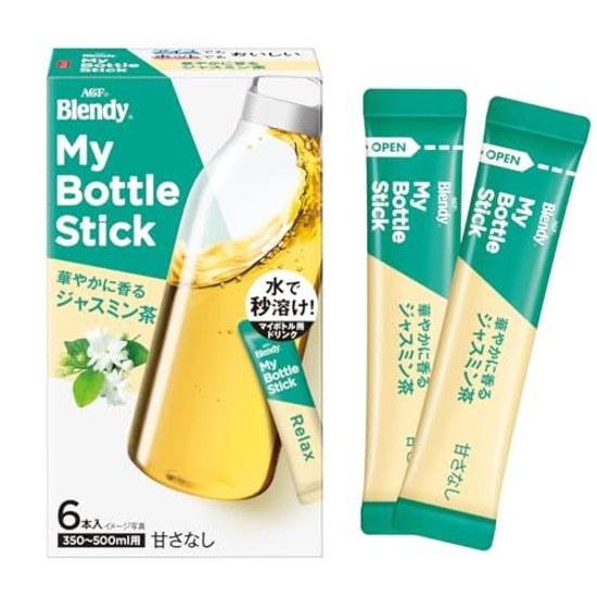 AGF Blendy My Bottle Stick Fragrant Jasmine Tea 6 sticks 3 boxes Water Bottles