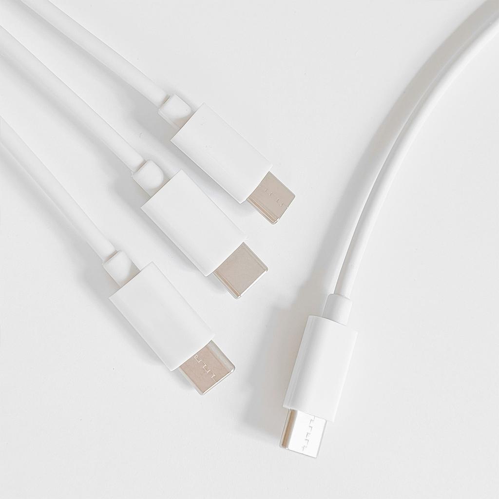3-в-1 USB Type C Кабель Для Аксессуаров Мобильного Телефона Зарядка USB C Кабель Зарядное Устройство USB Кабель Для Телефона Планшетов