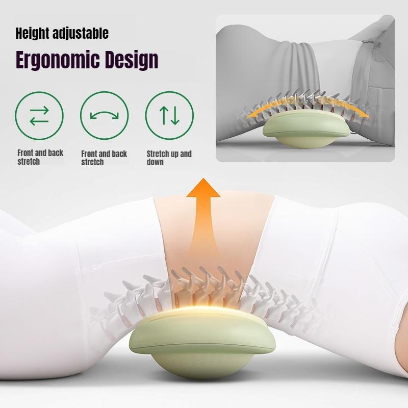 Массажер с воздушной подушкой для талии, горячий компресс, вибрация, пульсация, снимает боль в спине, домашний поясничный массажер