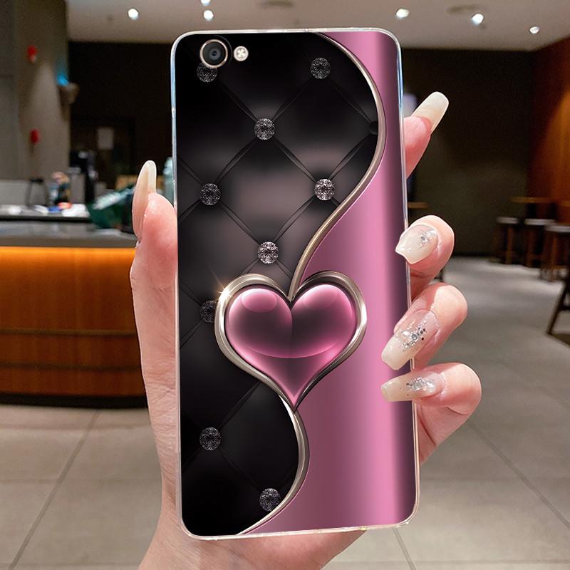 Case For Vivo Y55 Y55S Y55L Y55A 1603 1610 Back Cover Clear Luxury Butterfly Fashion Flowers Soft Silicone TPU Jelly Phone Case